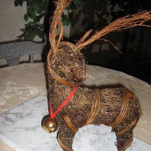 Vintage Rustic Reindeer Christmas Decor